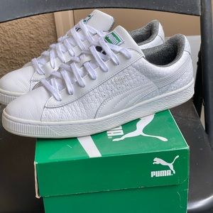 Puma Basket Classic Textured white 8.5